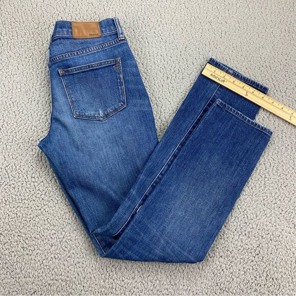 Madewell Women High Rise The Slim Boyjean: Rip and Repair Edition | Size: 24 - Picture 8 of 15